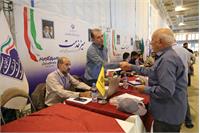 میز خدمت وزارت ارتباطات و فناوری اطلاعات همزمان با هفته دولت در مصلی تهران